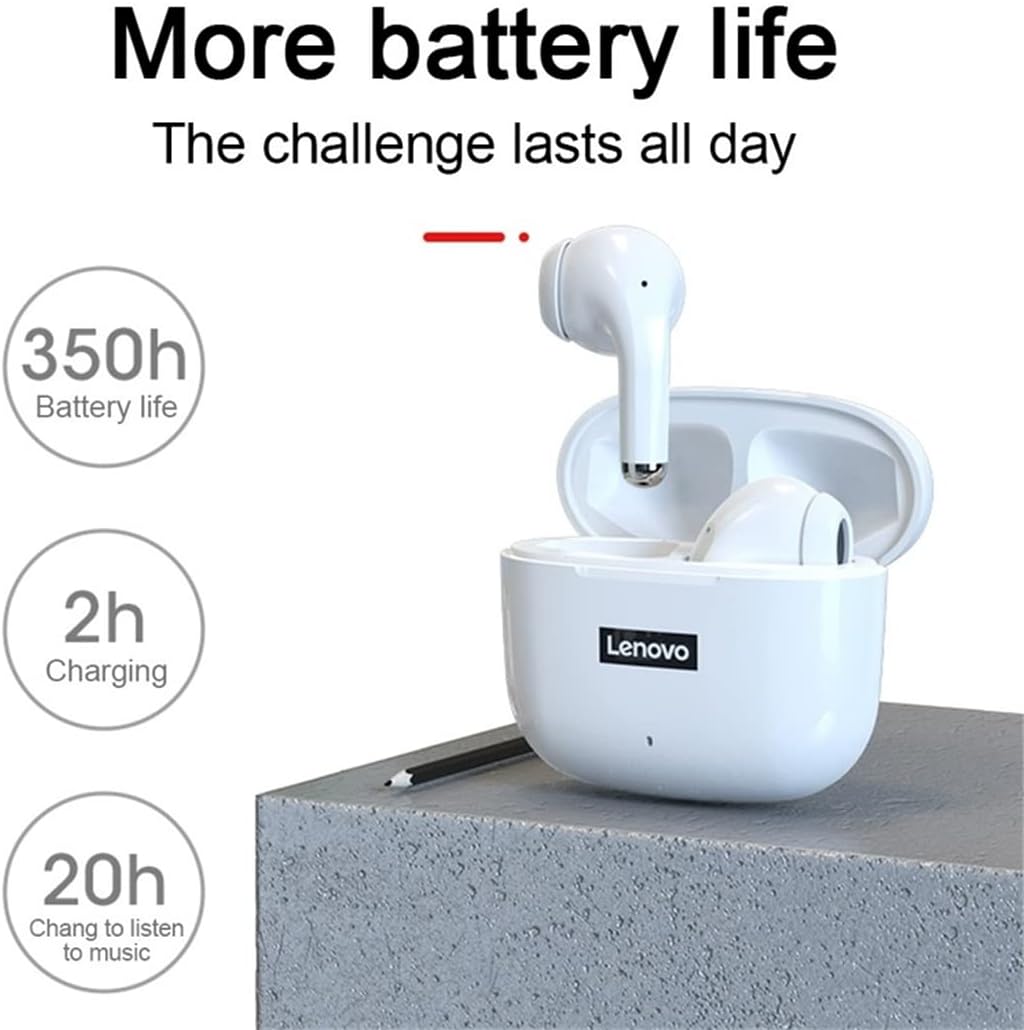 Lenovo LP40 Wireless Earphone Bluetooth 5.0 Earbuds Dual HiFi Stereo Noise Reduction Bass Touch Control Long Standby Headphones Lenovo LP40 Wireless Earphone Bluetooth 5.0 Earbuds Dual HiFi Stereo Noise Reduction Bass Touch Control Long Standby Headphones